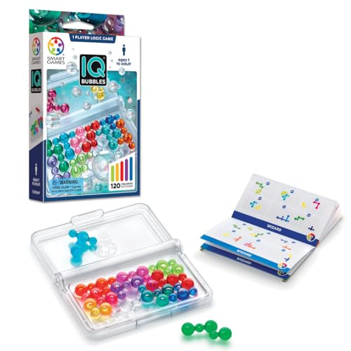 IQ Bubbles Travel Logic Puzzle 120 Challenges, 12 Games Set