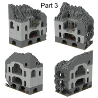 UCS Helm's Deep Modular Building Blocks Set 15830 Pieces Castle MOC Building Toy