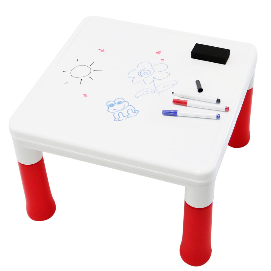 3-in-1 Block Play & Drawing Table