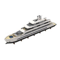 Luxury Yacht Building Blocks Set 16189 Pieces Modular Display Model Kit for Adults