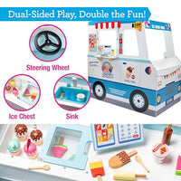Ice Cream Truck Wooden Playset