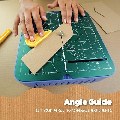 STEM Cardboard Building Kit with ChompSaw Maker Set & Inventor Workbook Ages 8+