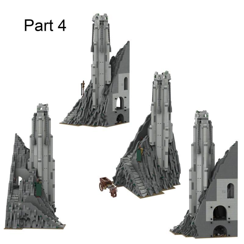 UCS Helm's Deep Modular Building Blocks Set 15830 Pieces Castle MOC Building Toy