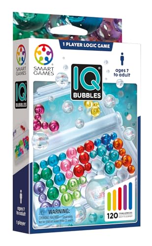 IQ Bubbles Travel Logic Puzzle 120 Challenges, 12 Games Set