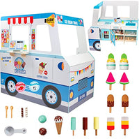 Ice Cream Truck Wooden Playset