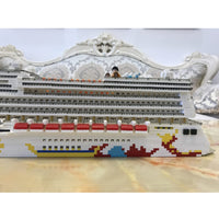 Mini Micro Blocks Luxury Cruise Liner 3D Model DIY Building Toy 4950 Pieces