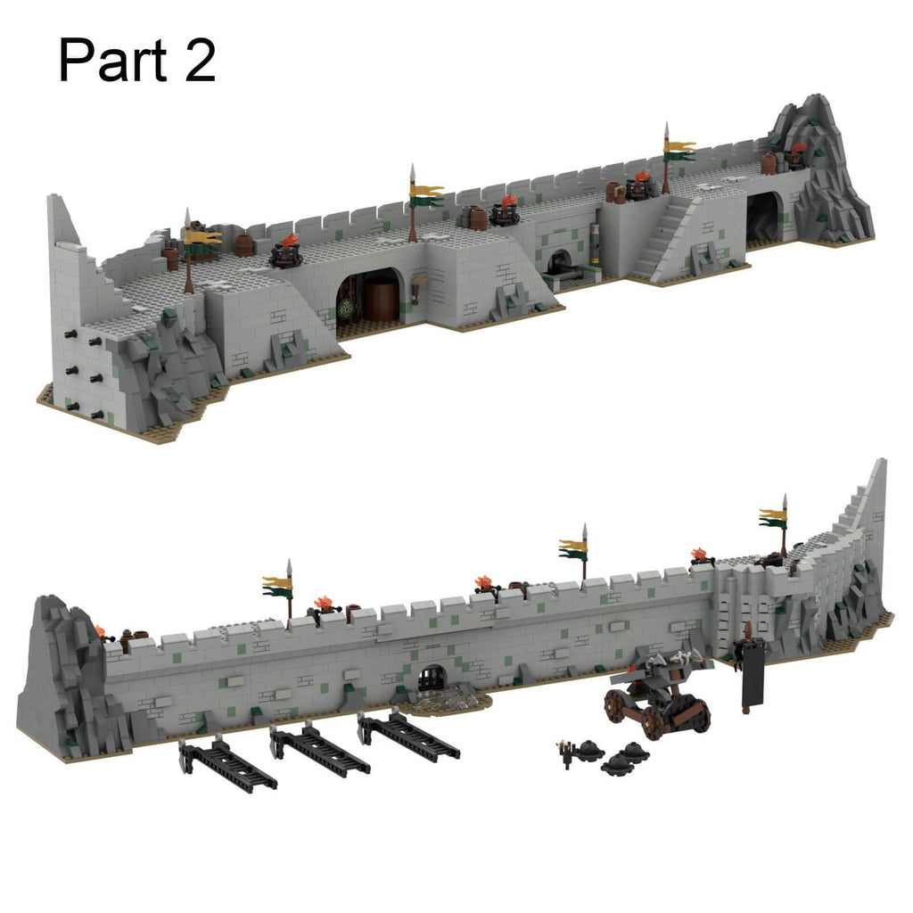 UCS Helm's Deep Modular Building Blocks Set 15830 Pieces Castle MOC Building Toy
