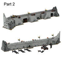 UCS Helm's Deep Modular Building Blocks Set 15830 Pieces Castle MOC Building Toy