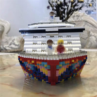 Mini Micro Blocks Luxury Cruise Liner 3D Model DIY Building Toy 4950 Pieces