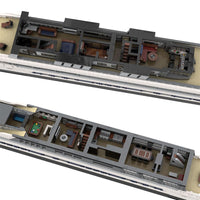 Luxury Yacht Building Blocks Set 16189 Pieces Modular Display Model Kit for Adults