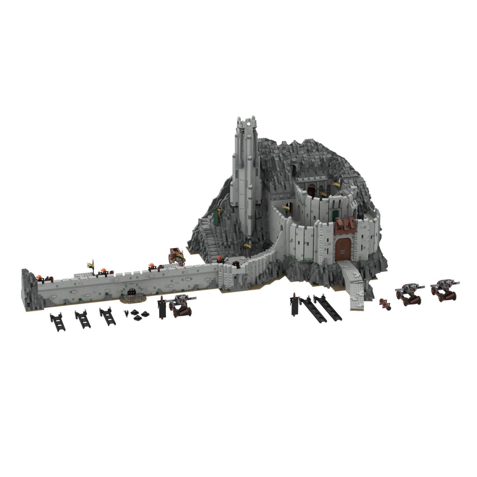 UCS Helm's Deep Modular Building Blocks Set 15830 Pieces Castle MOC Building Toy