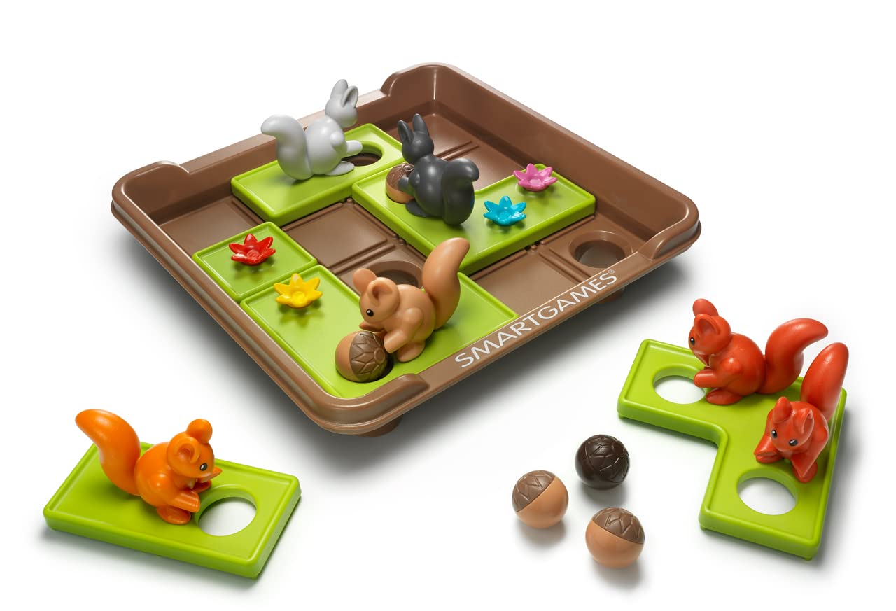 Squirrels Go Nuts XXL Extra Large Puzzle Game with 100 Challenges