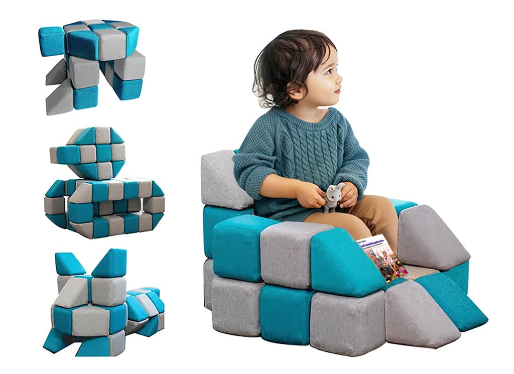 Magnetic Soft Building Blocks for Kids Educational Building Toy:::