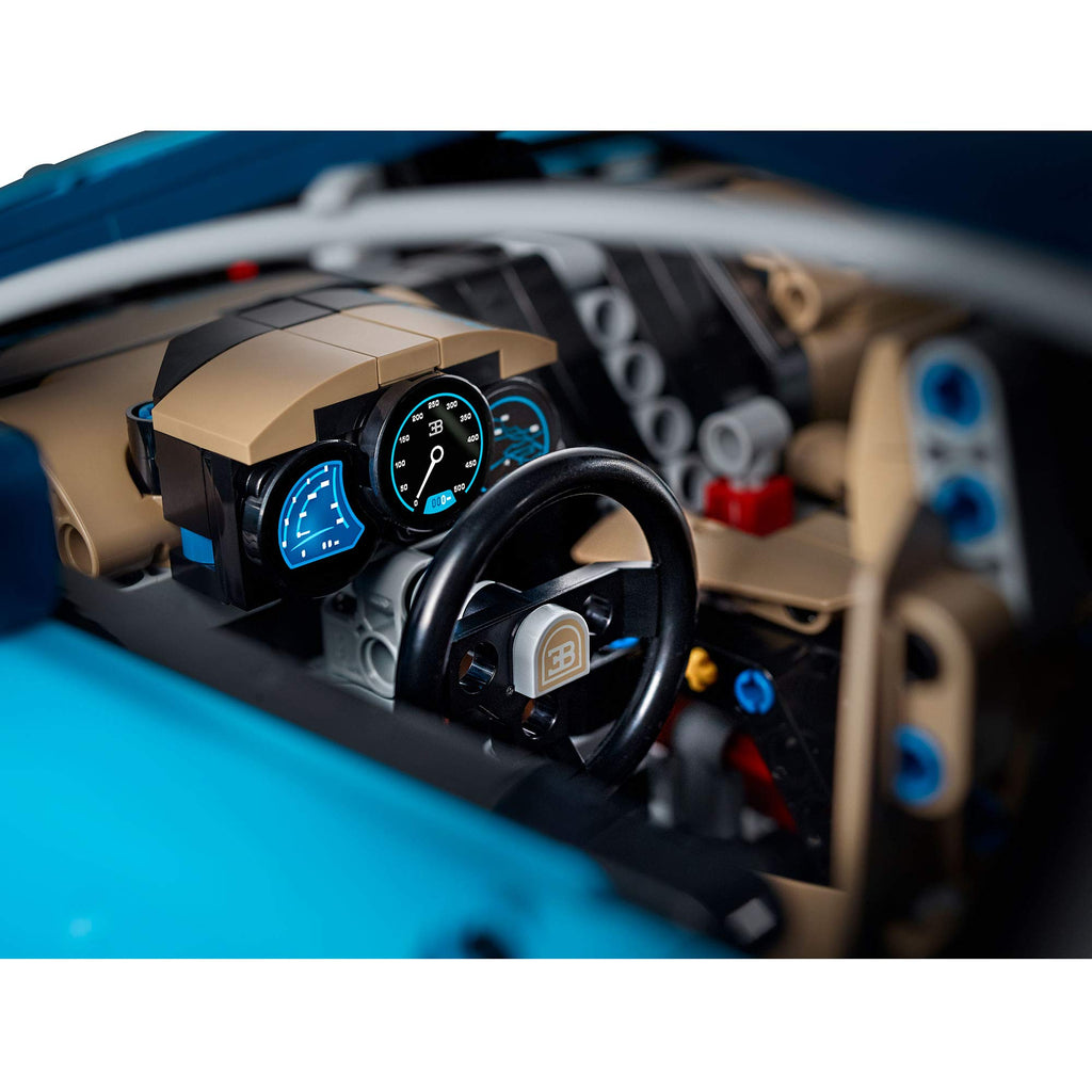 Bugatti Chiron Technic Race Car Building Kit 3599 Pieces Engineering Model Toy for Adults