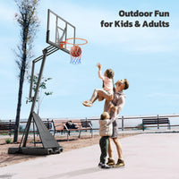 Portable Adjustable Basketball Hoop System