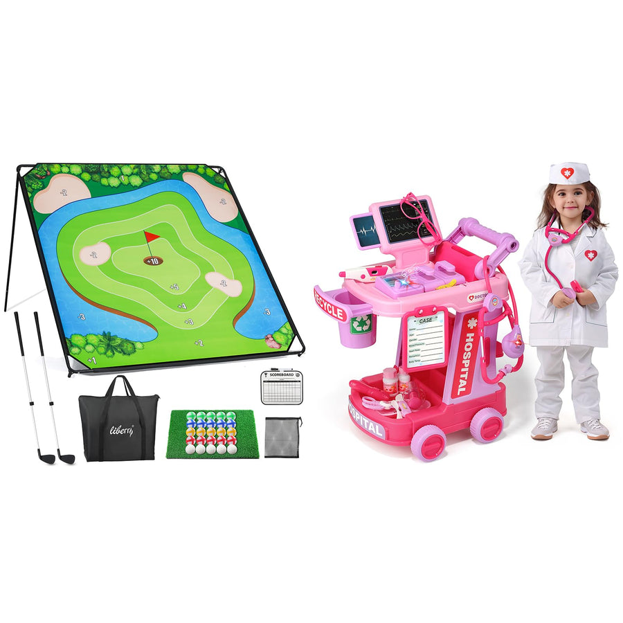 Toddler Doctor Kit & Golf Chipping Game