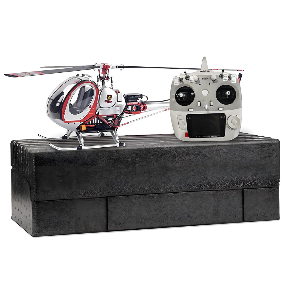 Flybarless RC Helicopter with LED Lights