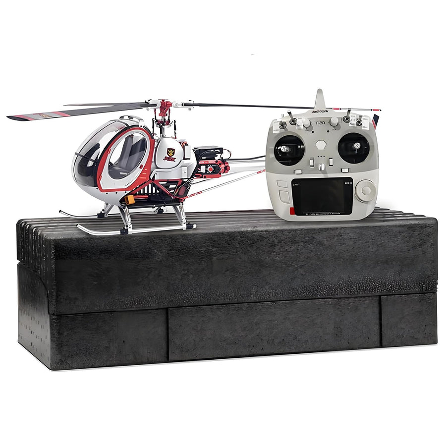 Flybarless RC Helicopter with LED Lights