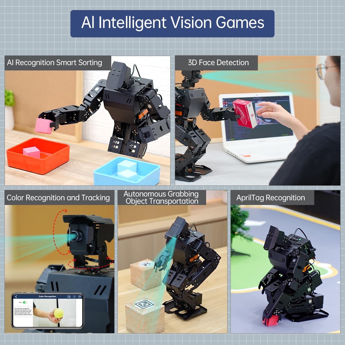 HIWONDER AiNex ROS Education AI Vision Humanoid Robot