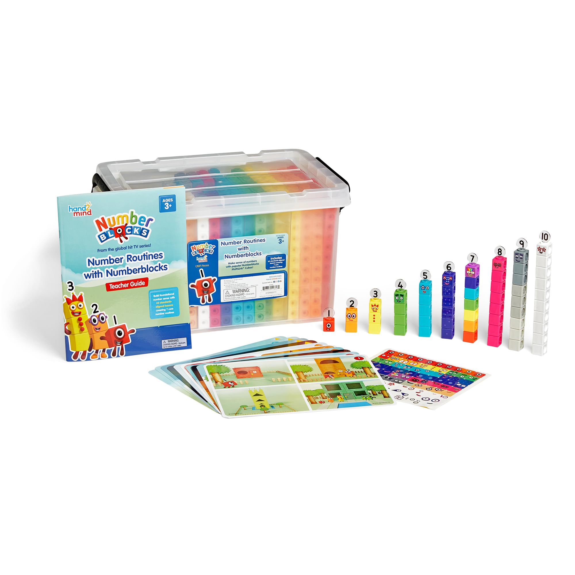 Numberblocks Math Learning Set Counting Blocks Preschool Educational Toys