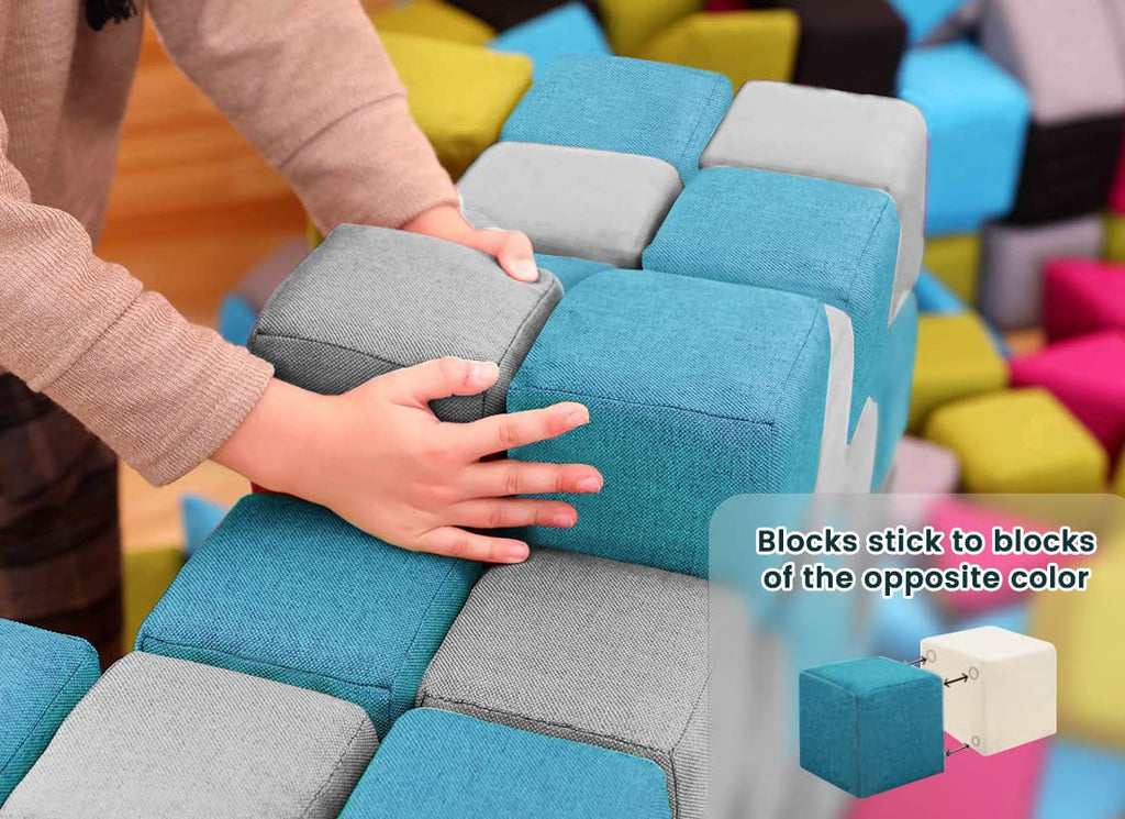 Magnetic Soft Building Blocks for Kids Educational Building Toy:::