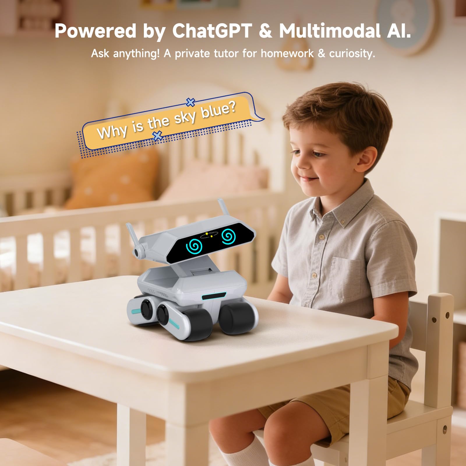 AI Robot for Kids with ChatGPT STEM Learning Companion Educational Toy