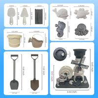 12-Piece Beach Sand Toy Set