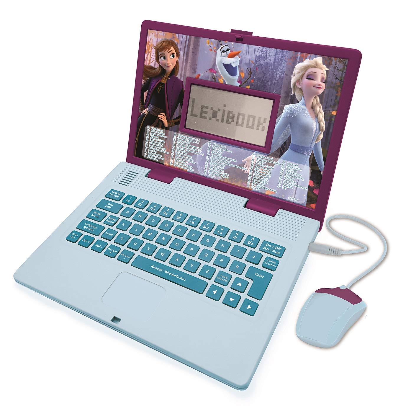 Disney Frozen 2 Educational Bilingual Laptop Toy 124 Learning Activities for Kids