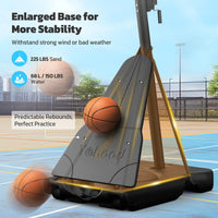 Portable Adjustable Basketball Hoop System
