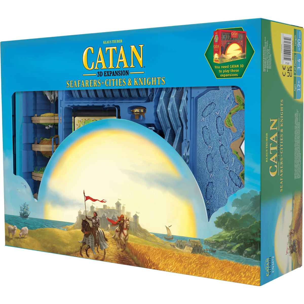 3D Seafarers & Cities Expansion Board Game