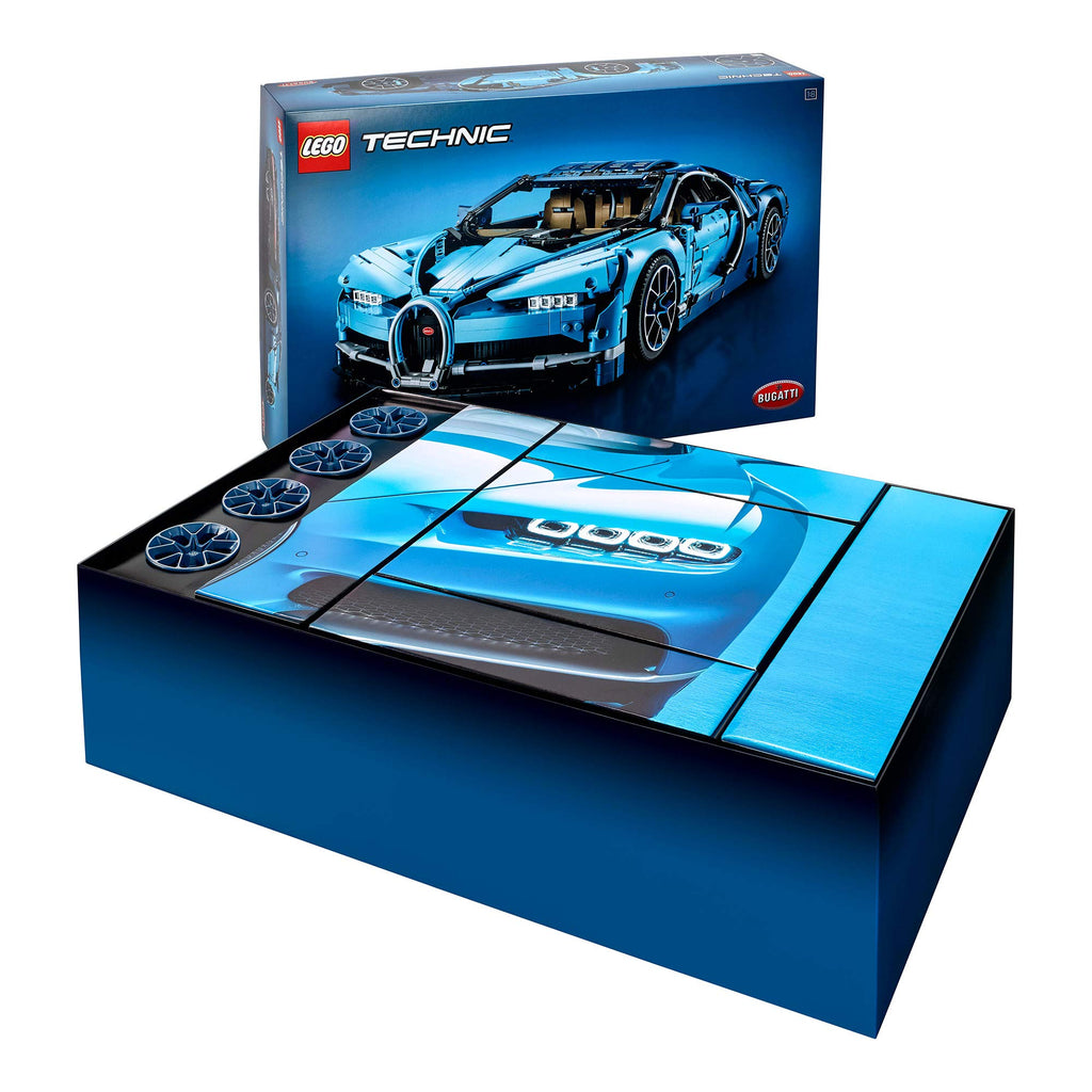 Bugatti Chiron Technic Race Car Building Kit 3599 Pieces Engineering Model Toy for Adults