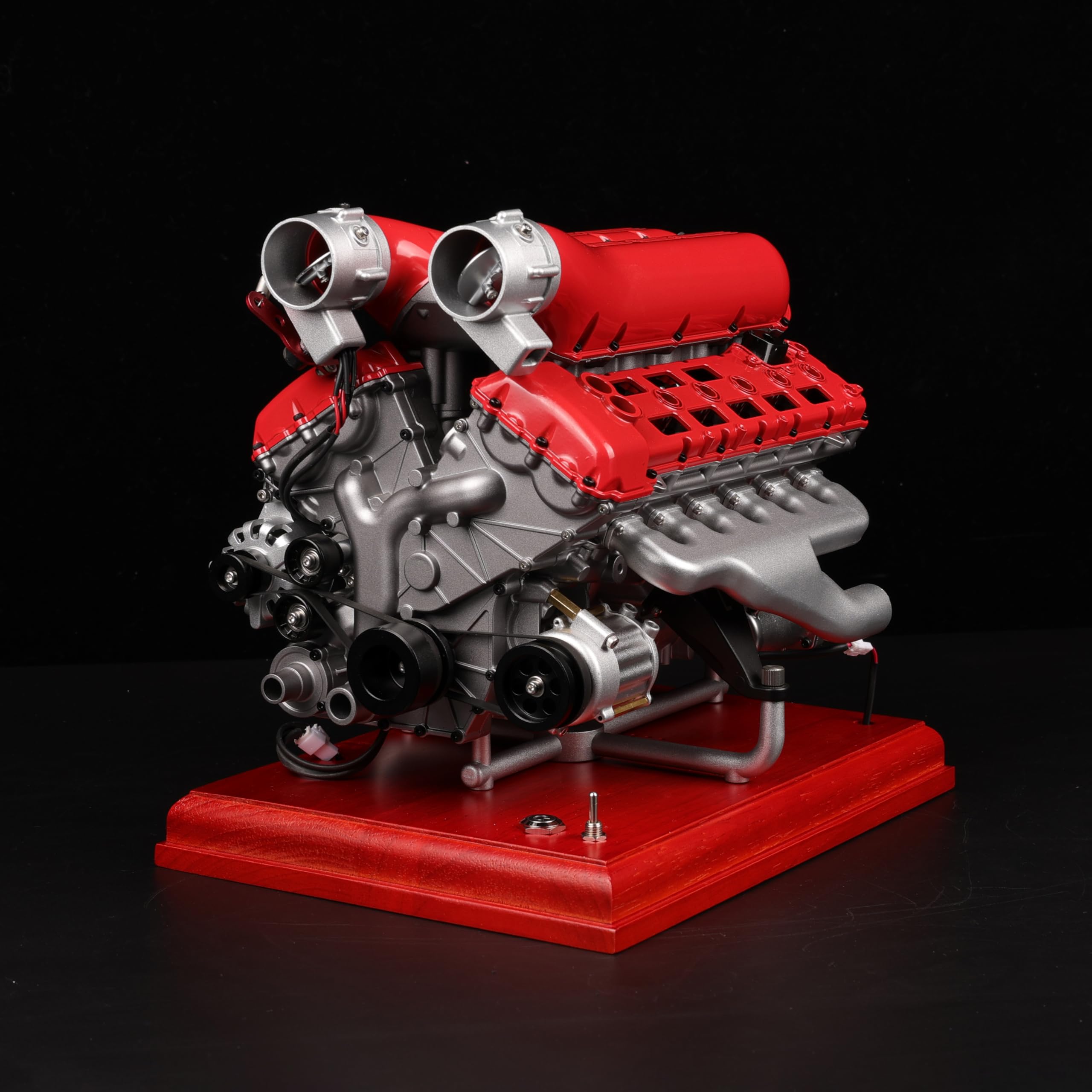 Metal V12 Engine Model Kit 800+ Pieces DIY STEM Building Project