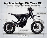 Nexvey Spark Electric Dirt Bike for Kids
