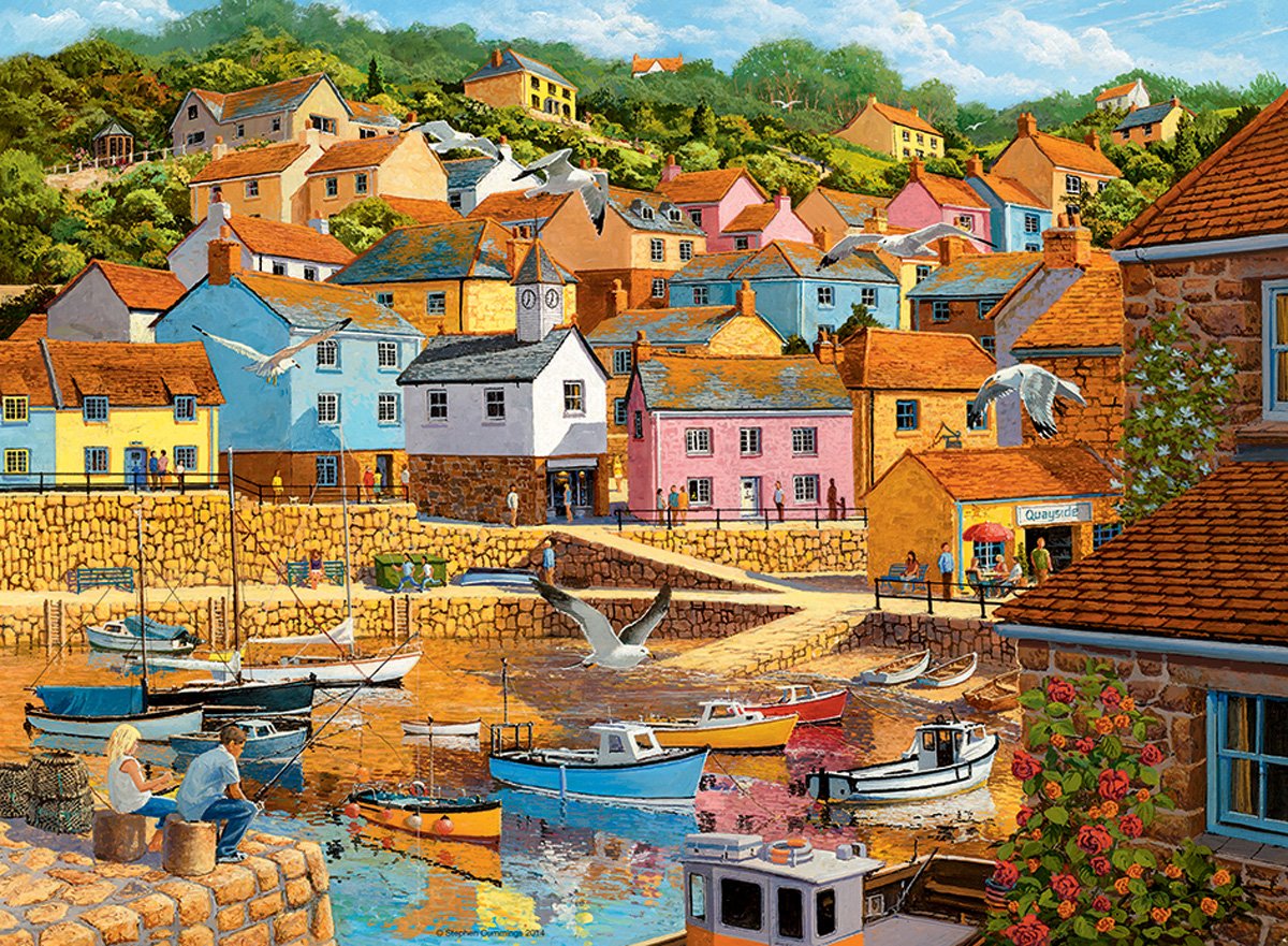 Ravensburger Coastal Retreats 2X 500pc Jigsaw Puzzle