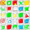 Mini Cube Puzzle Box Set 3D Brain Teaser Maze Games